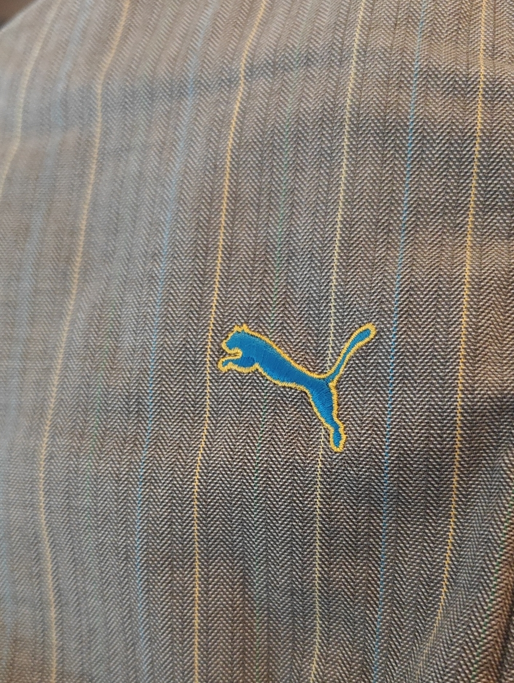 Puma Twill Pants Cotton Pinstripe